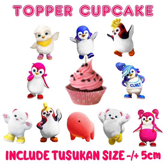 Jual Topper Cupcake Birthday BADANAMU / Hiasan Cupcake Ulang Tahun ...