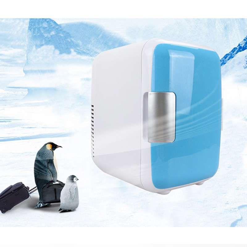 Jual Kulkas Mini Portable Cold Hot Mobil Fridge Refrigerator 4L