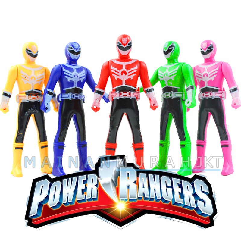 Jual MAINAN ANAK MURAH POWER RANGER ISI 5PCS HIASAN KUE ULTAH ROBOT ...