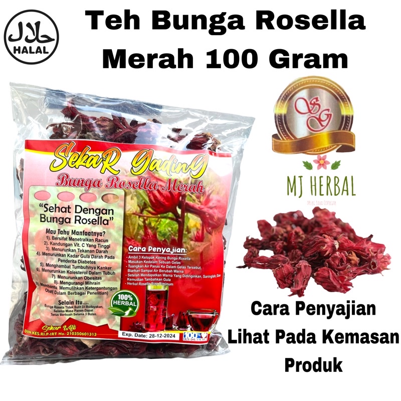 Jual Teh Bunga ROSELLA Merah/rebus/curah/teh Rosela Merah Super ...