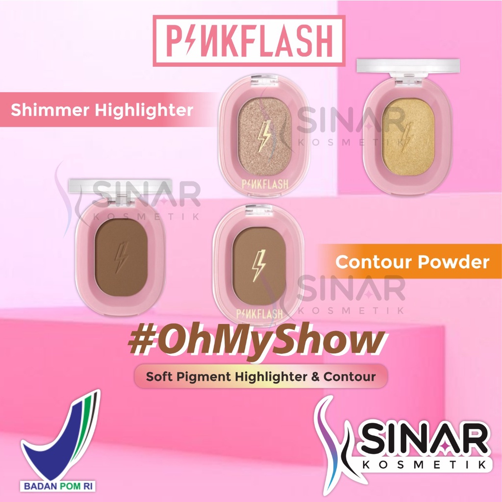 Jual Pinkflash OhMyShow Soft Pigment Face Contour | Highlighter ...