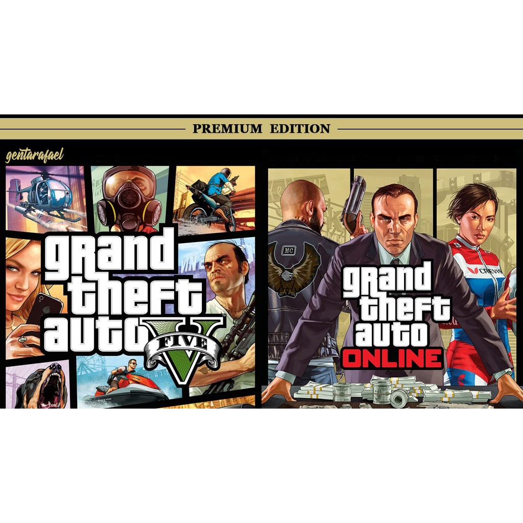 Jual GTA 5 / GTA V PREMIUM EDITION Original PC BISA MAIN ONLINE ...