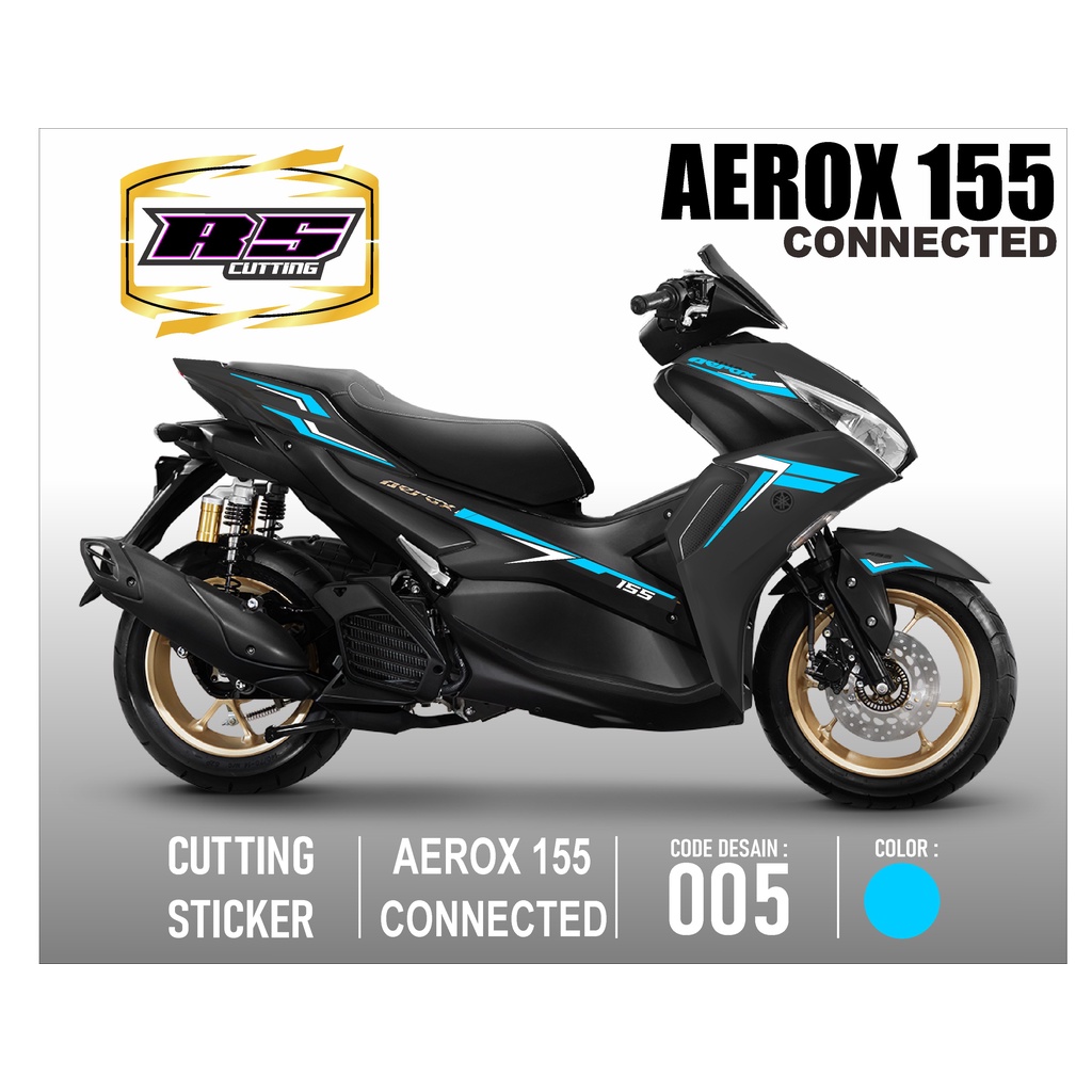 Jual Cutting Sticker Yamaha Aerox 155 Connected New 2021 Stiker ...