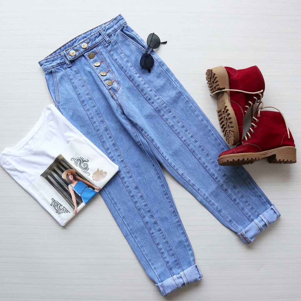 Boyfriend hot sale jeans shopee