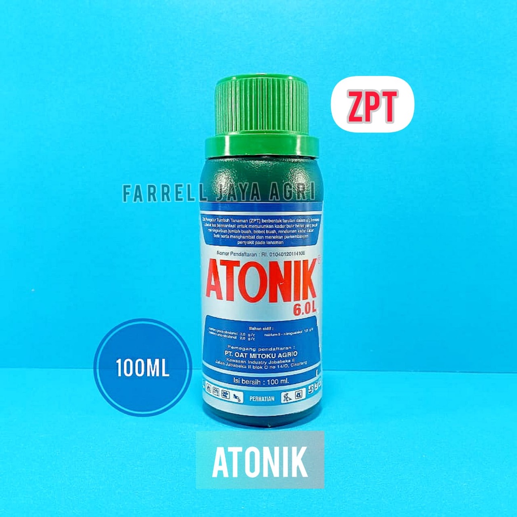 Jual PUPUK ATONIK 6.0 L ZAT PENGATUR TUMBUH TANAMAN 100 ML | Shopee ...