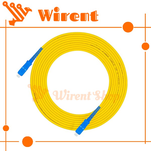 Jual Patch Cord Fiber Optic SCLC Single Mode Simplex 2 Meter Shopee