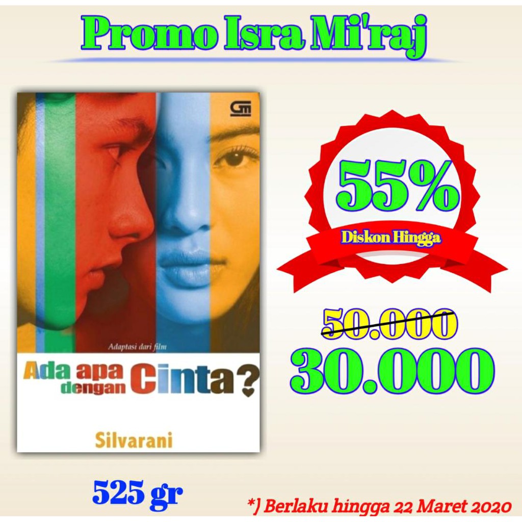 Jual Ada Apa Dengan Cinta Promo Isra Miraj Shopee Indonesia