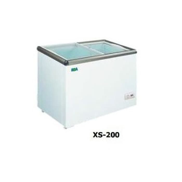 Jual RSA SLIDING FLAT GLASS XS 200 171 LITER CHEST FREEZER BOX SEGEL ...