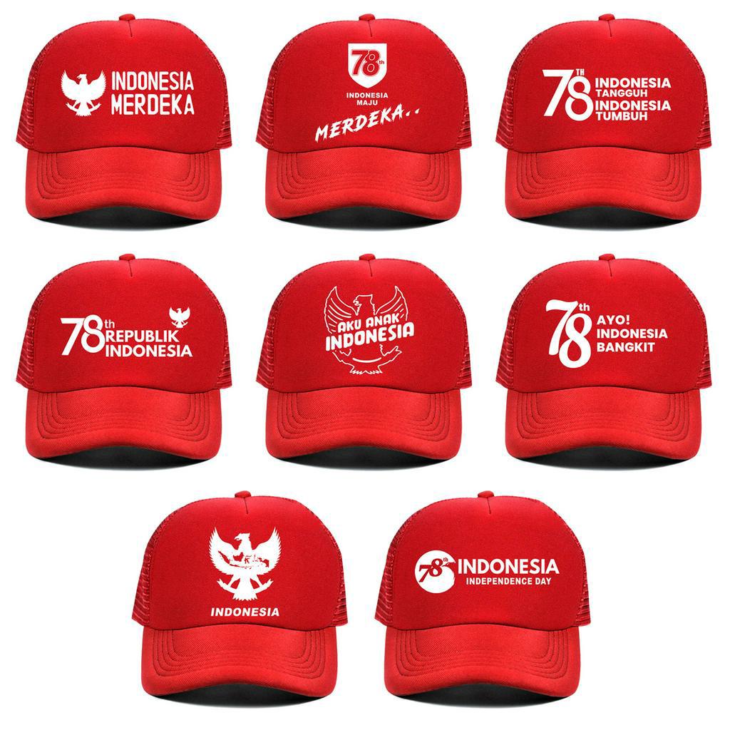 Jual Topi Trucker Dewasa Hut Ri Couple 17 Kemerdekaan Agustus Indonesia