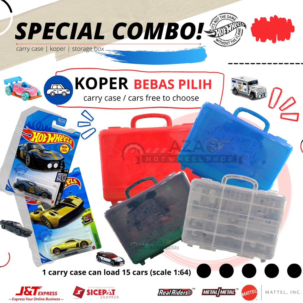 Jual SPECIAL COMBO HEMAT! | KOPER HOT WHEELS | CARRY CASE | BOX ...