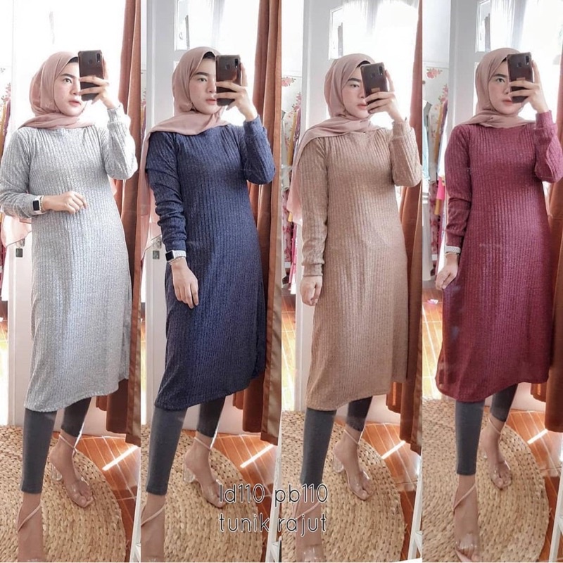 Jual TUNIK RAJUT COZY PREMIUM GHEALSYOUTFIT | Shopee Indonesia