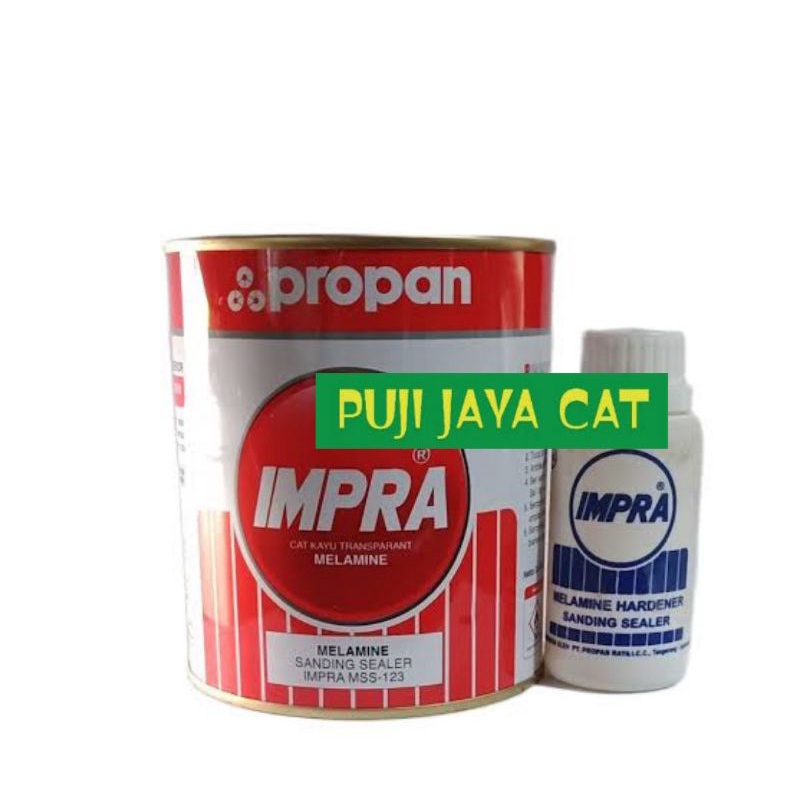 Jual Propan Cat Politur Melamik Impra Melamine Sanding Sealer Mss Liter Set Shopee