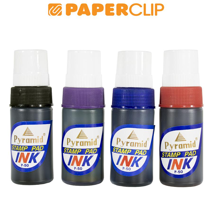 Jual STAMP INK PYRAMID 50CC BLUE | Shopee Indonesia