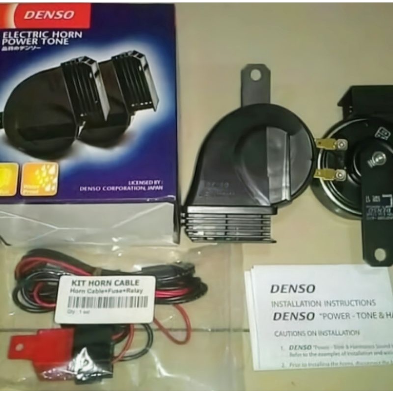 Jual klakson DENSO WATERPROOF &relay kit ADV NMAX PCX AEROX universal