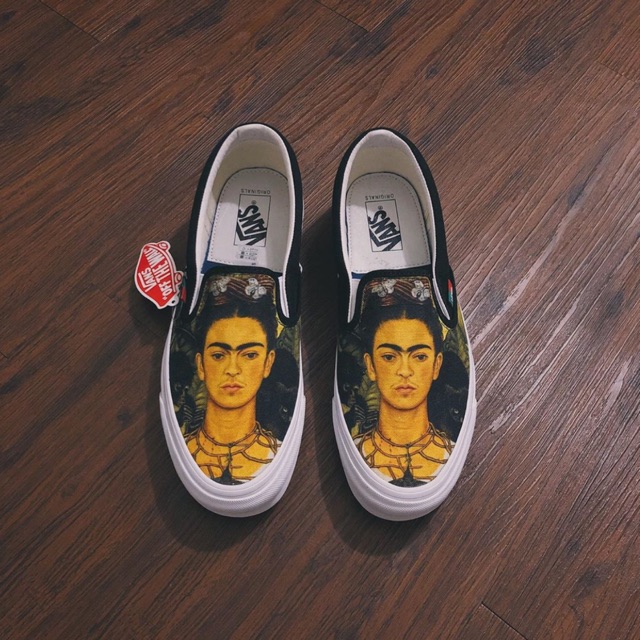 Frida kahlo vans hot sale slip ons