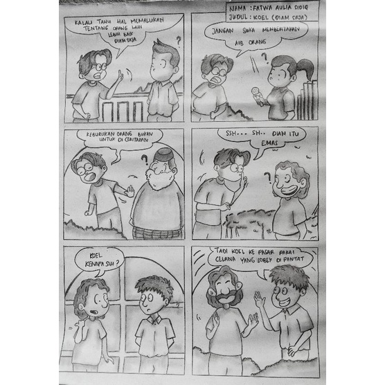 Jual JASA GAMBAR KOMIK ARSIR KOMIK HITAM PUTIH | Shopee Indonesia
