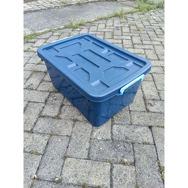 Jual Container Box 50 Liter Kontainer Roda Phylia BIRU | Shopee Indonesia