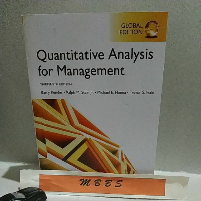 Jual Quantitative Analysis For Management Thirteen Edition Barry Render Shopee Indonesia 2037