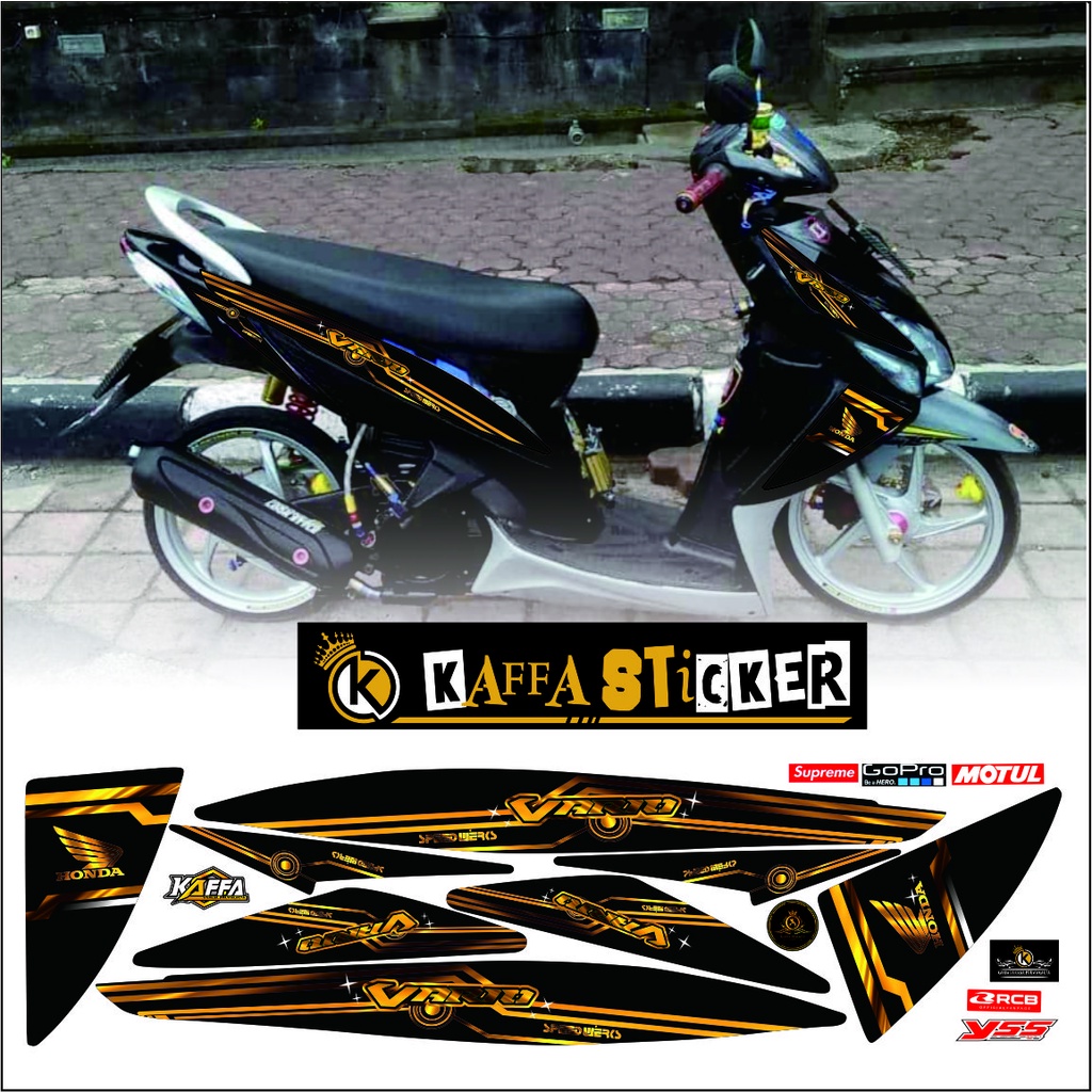 Jual Striping Vario 110 Karbu Cw - Striping Variasi List Vario 110