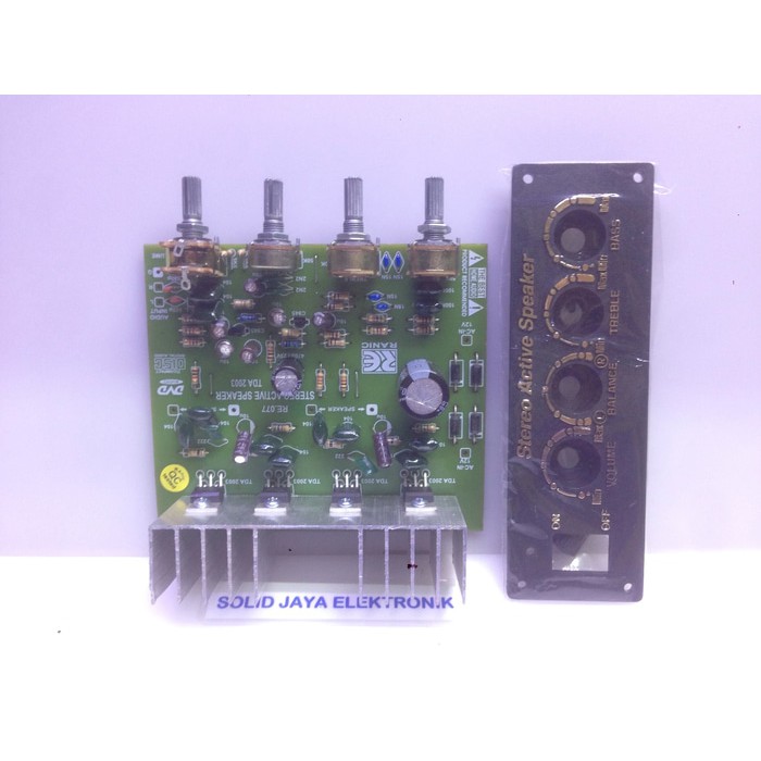 Jual KIT POWER AKTIF TDA2030 STEREO TDA 2003 STEREO AMPLIFIER AUDIO ...