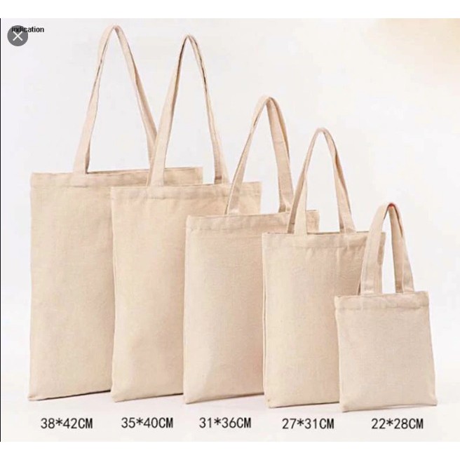 Ukuran tote 2025 bag standard