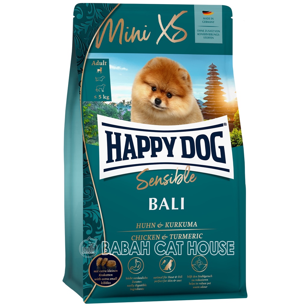Jual HAPPY DOG MINI XS ADULT BALI 300gr Dog Food HD Makanan Anjing Dewasa Kecil Super Small Pom Pomeranian Poodle Skin Bulu Lebat Panjang Dogfood Freshpack Happydog Supreme Indoor Sensible Dry Kering