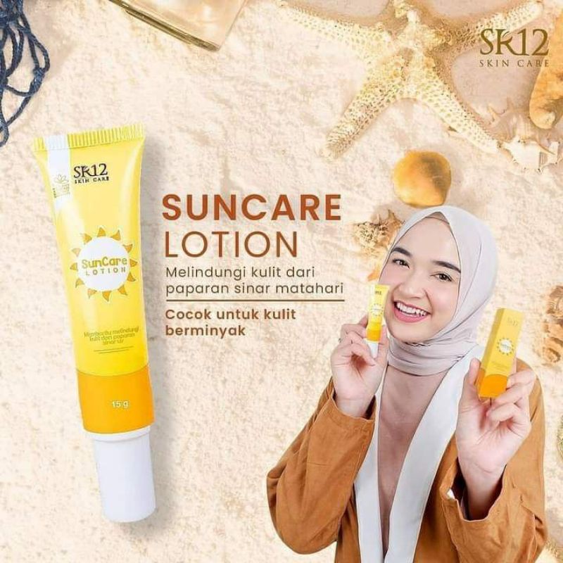 Jual SUNCARE LOTION SR12 MELINDUNGI WAJAH DARI PAPARAN SINAR MATAHARI Shopee Indonesia