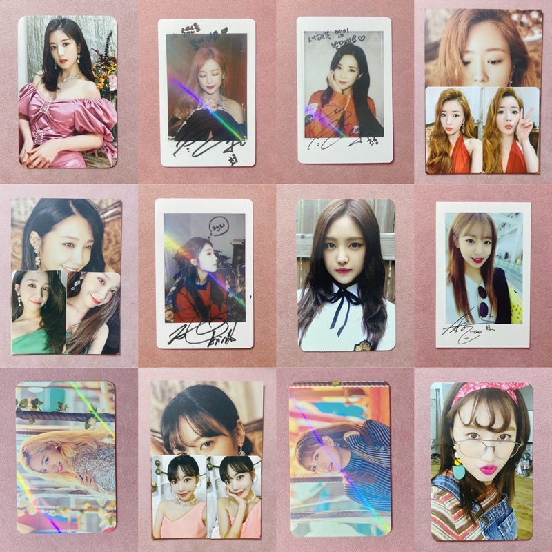 Jual Apink Official Photocard Polaroid Postcard Goods Pink