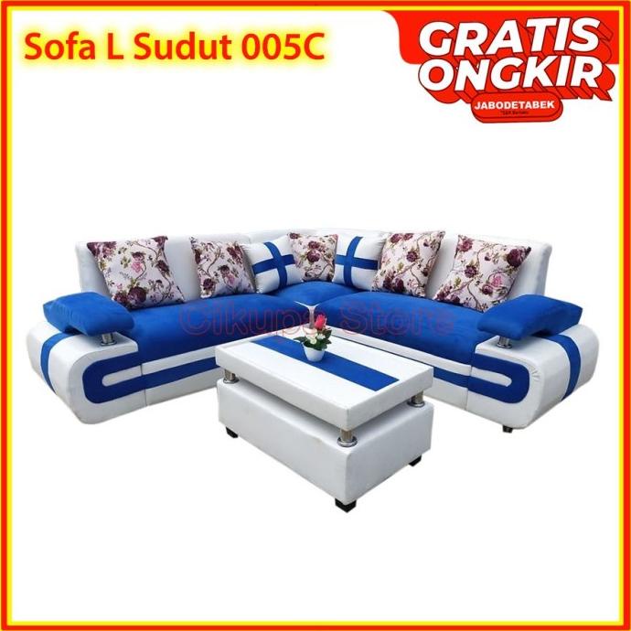 Jual Sofa L Sudut Sp Bergaransi Sofa Sudut Ruang Tamu Teras Storeebayya Shopee Indonesia