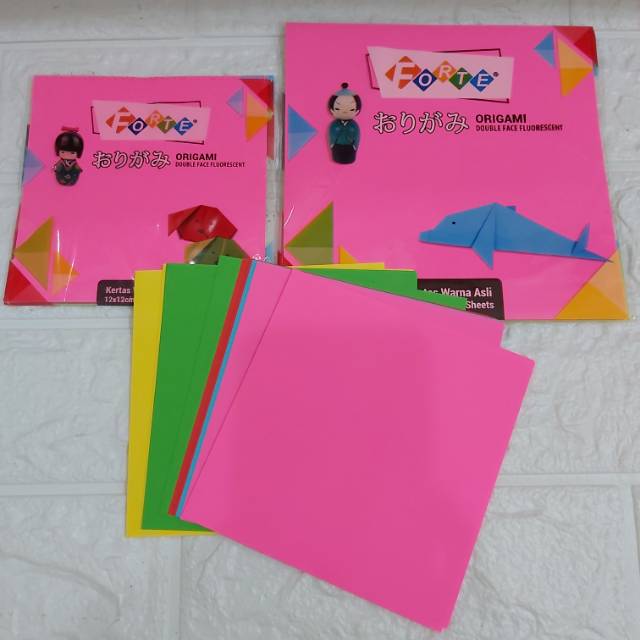 Jual Kertas origami forte kecil dan besar | Shopee Indonesia