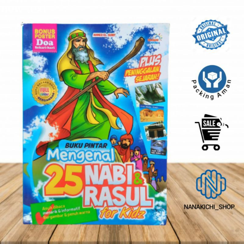 Jual BUKU CERITA ANAK MENGENAL 25 NABI RASUL FOR KIDZ PLUS PENINGGALAN ...