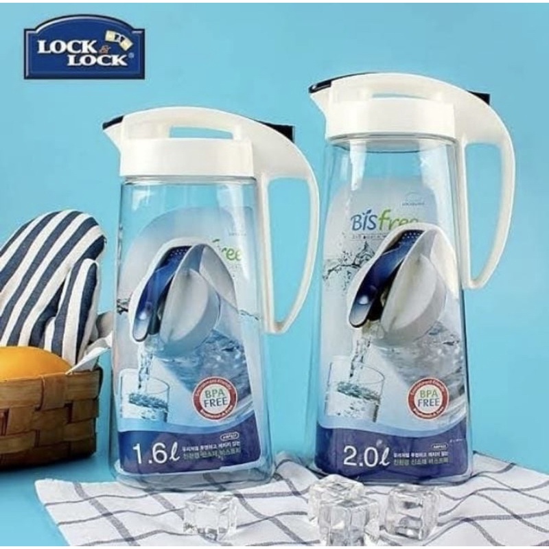 Jual Lock n Lock ABF632 Bisfree One Touch Bottle Fridge Pitcher Teko ...