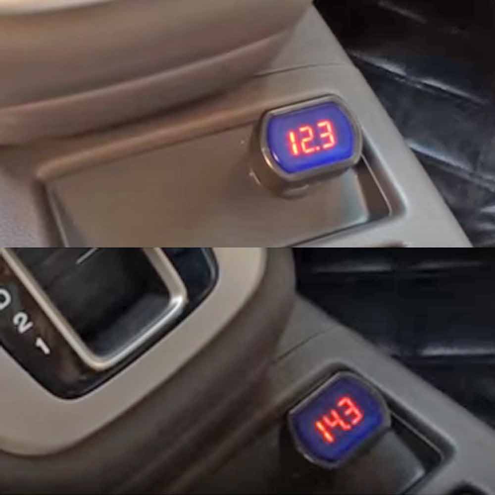 Jual Accu Volt Monitoring Colokan Alat Pantau Tegangan Tool Pemantau