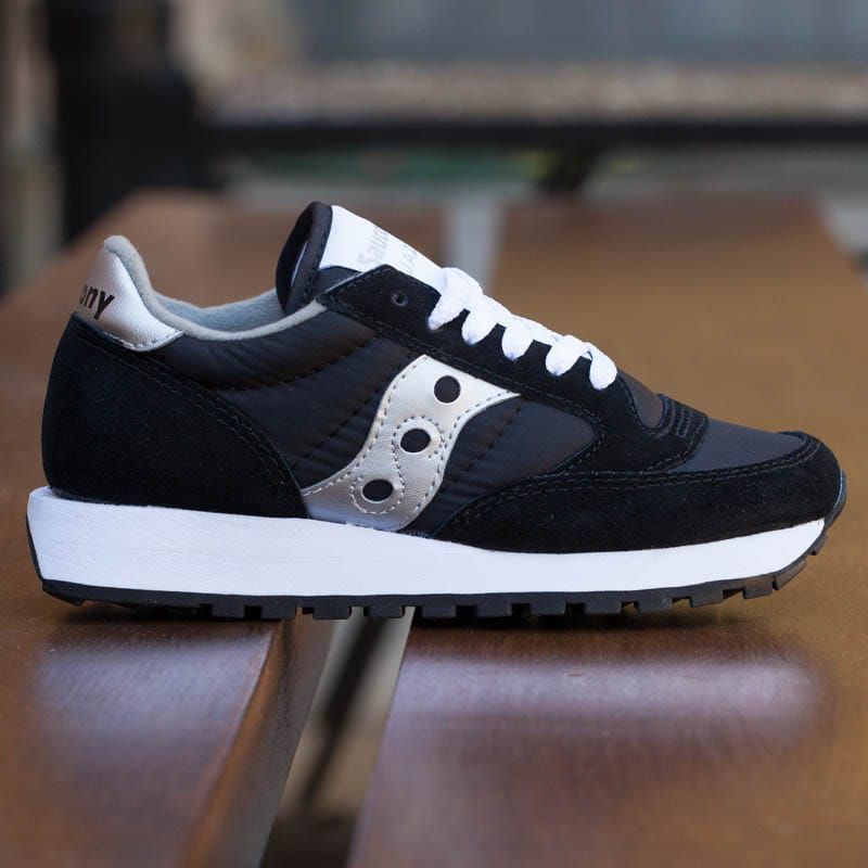 NEW TERMURAH!! SAUCONY JAZZ VINTAGE BLACK WHITE SILVER