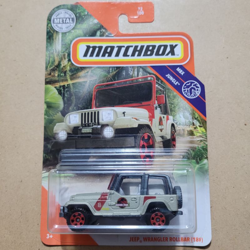 Jual MATCHBOX [ KEMASAN JELEK ] JEEP WRANGLER ROLLBAR (18#) / MBX ...