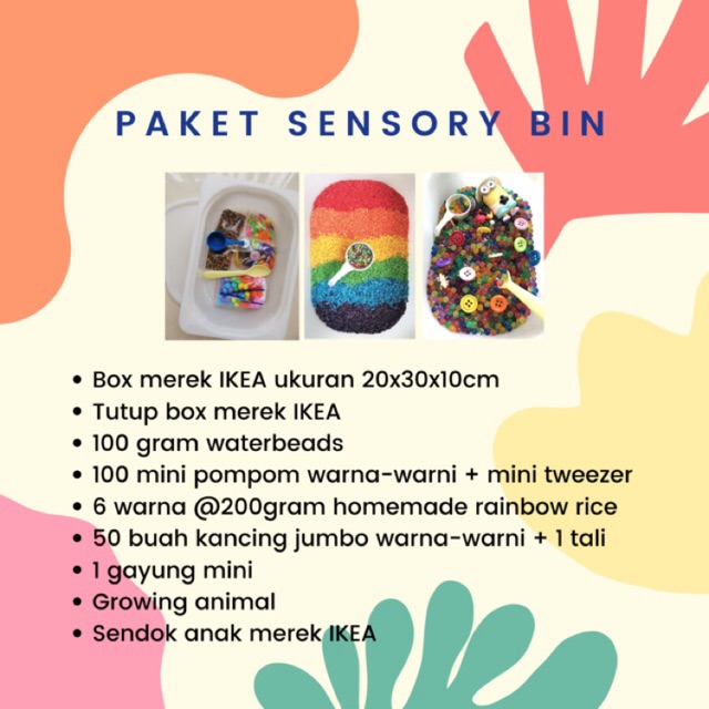 Jual Paket Sensory Play / Sensory Bin / Montessori Sensory Toys ...