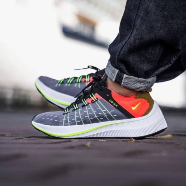 NIKE EXP X14 DARK GREY VOLT TOTAL CRIMSOM