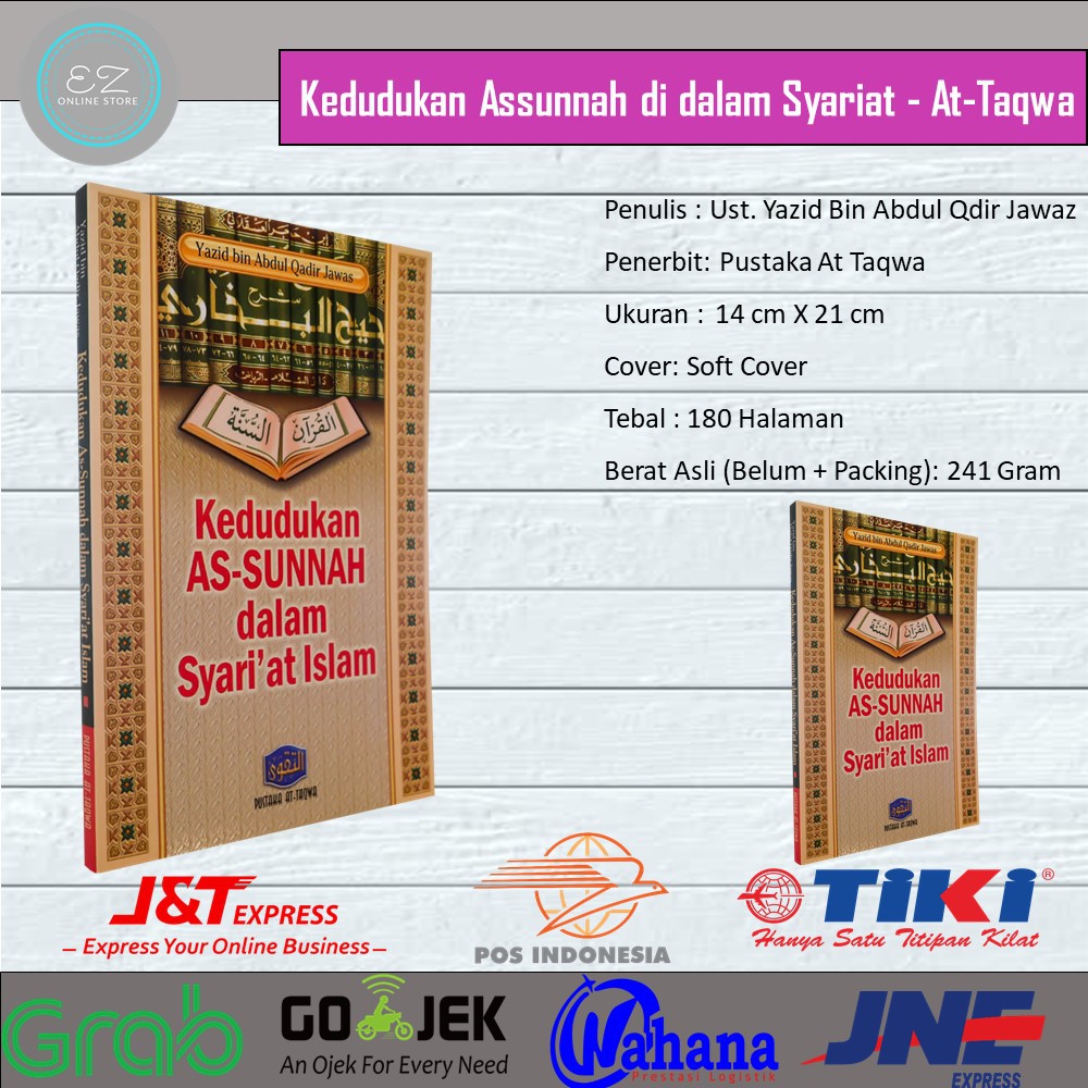 Jual Kedudukan Assunnah Di Dalam Syariat At-Taqwa | Sunnah Sesuai ...