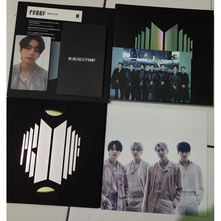 Jual BTS Proof Compact Unsealed Taehyung | Shopee Indonesia