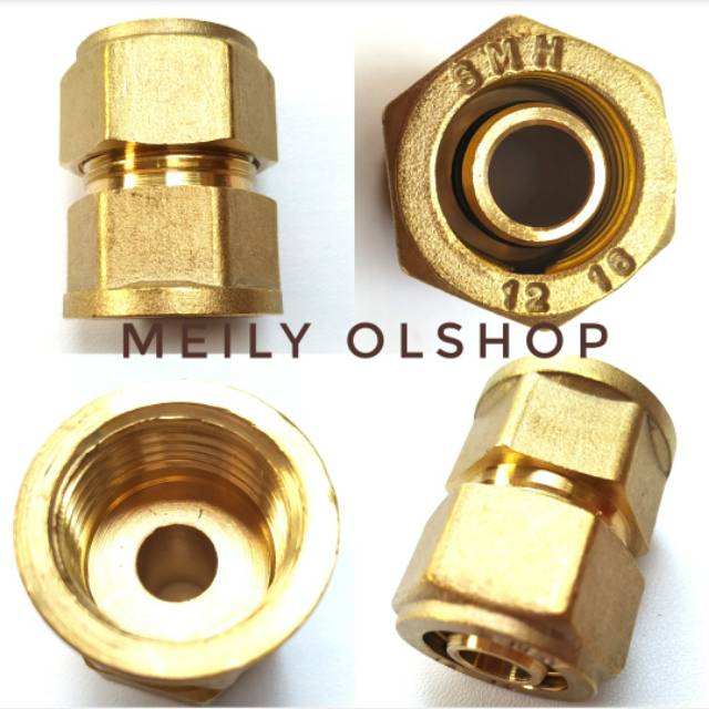 Jual Knee Nepel Kuningan Air Panas Water Heater Ukuran 1/2in / Sock Drat  Dalam | Shopee Indonesia