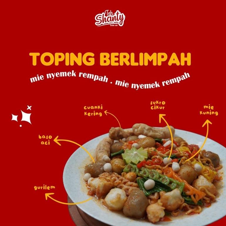 Jual Top Product Ready Baso Aci Teh Shanty Mie Nyemek Rempah Varian