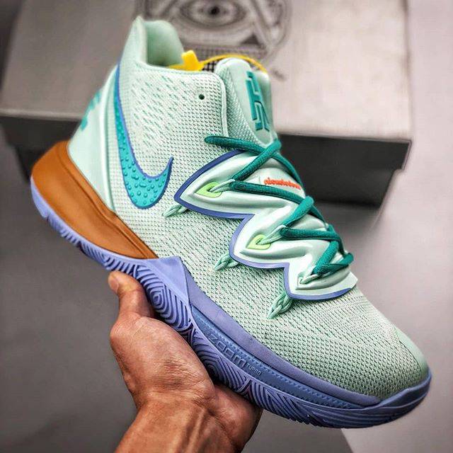 PREMIUM QUALITY Nike Kyrie 5 x Nickelodeon SQUIDWARD