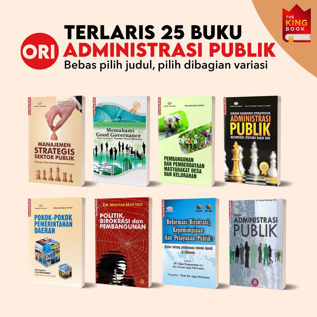 Jual Koleksi Buku Administrasi Publik Pelayanan Publik Enam Dimensi ...