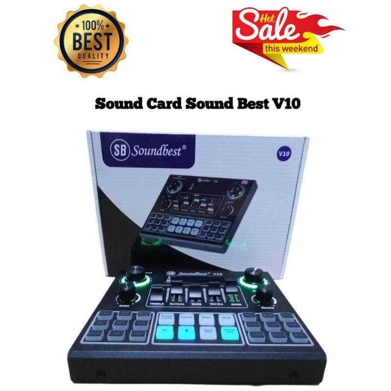 Jual Soundcard Soundbest V10 Original Bluetooth Live Streaming