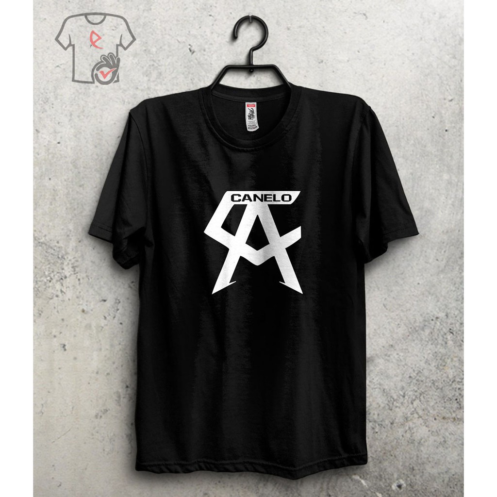 Jual Kaos Pria Saul Canelo Alvarez Logo Cotton Combed 30s Murah Keren |  Shopee Indonesia