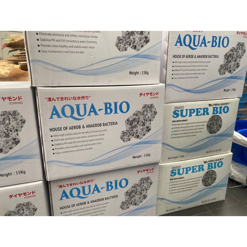 Jual Aqua bio crystal bio super bio 1 box 15kg ori import japan ...