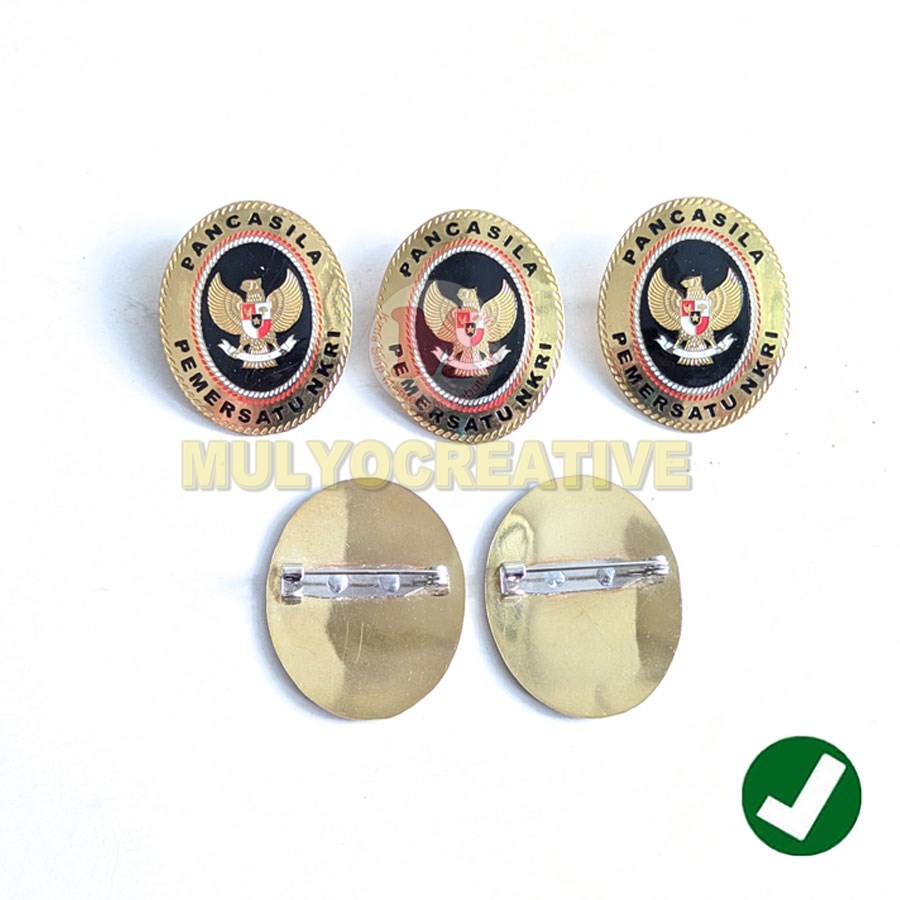 Jual Pin Bros Garuda Pancasila Emblem Garuda Model Oval Murah Shopee