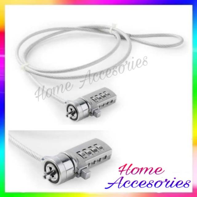 Jual Rantai laptop/Kunci laptop/Kunci Pengaman Laptop Notebook dengan ...