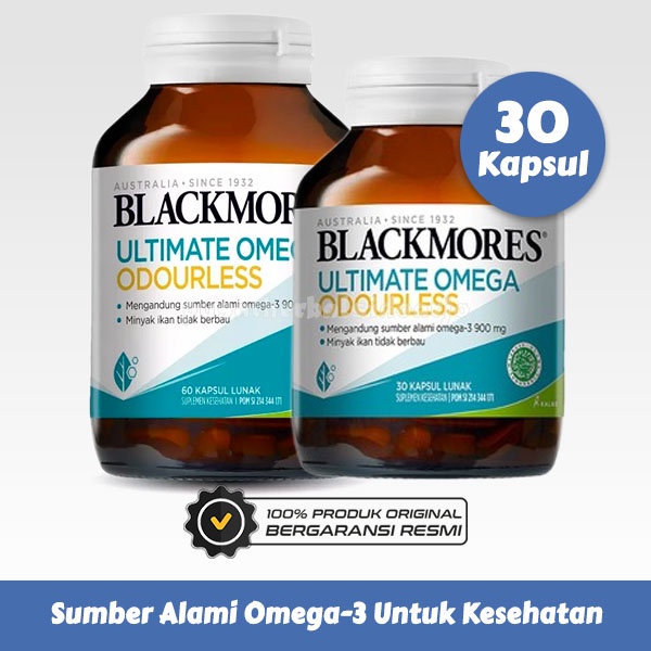 Jual Blackmores Ultimate Omega 30 Kapsul Lunak Multivitamin Omega3