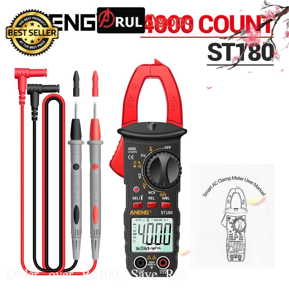 Jual Taffware Digital Multimeter Voltage Tester Clamp - ST180 | Shopee ...